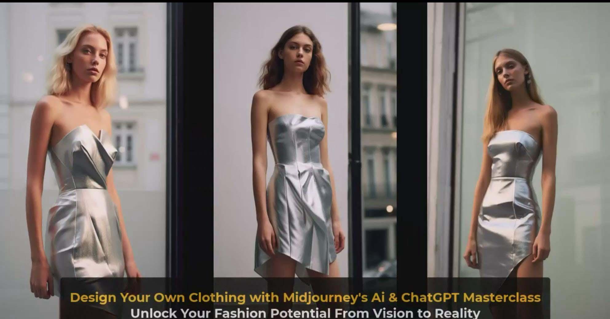 图片[8]-利用 Midjourneys Ai 人工智能设计自己的服装AI大师班-10节课-中英字幕-情久项目网
