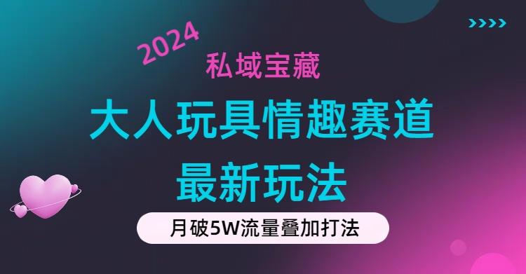 私域宝藏：大人玩具情趣赛道合规新玩法，零投入，私域超高流量成单率高-情久项目网