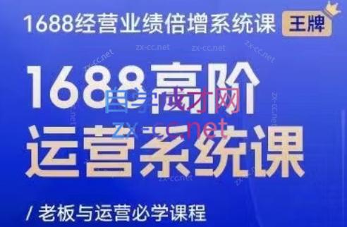 林一电商圈子·1688高阶运营系统课-情久项目网