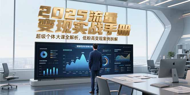 2025流量变现实战手册，超级个体大课全解析，低粉高变现案例拆解-情久项目网