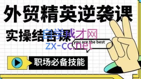 大表姐·外贸精英逆袭-实操综合课-情久项目网
