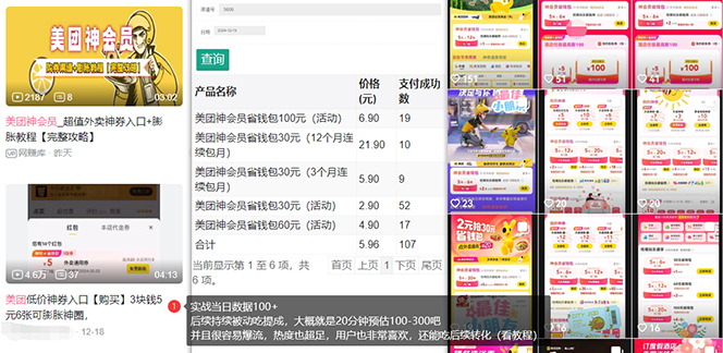 美团神券/神会员_入门级教程，外卖券膨胀推广项目【蓝海市场攻略】-情久项目网