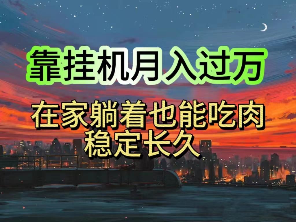 挂机项目日入1000+，躺着也能吃肉，适合宝爸宝妈学生党工作室，电脑手…-情久项目网