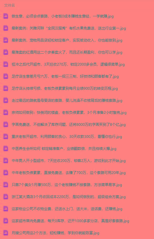 图片[3]-(9607期)真实有效391套商业模式，年入几十到几百万案例解析(电子书+视频+图文)-情久项目网
