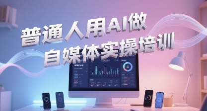 普通一个人用AI做自媒体，助你轻松开启AI自媒体创作之路-情久项目网