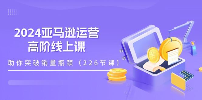 2024亚马逊运营-高阶线上课，助你突破销量瓶颈(228节课-情久项目网