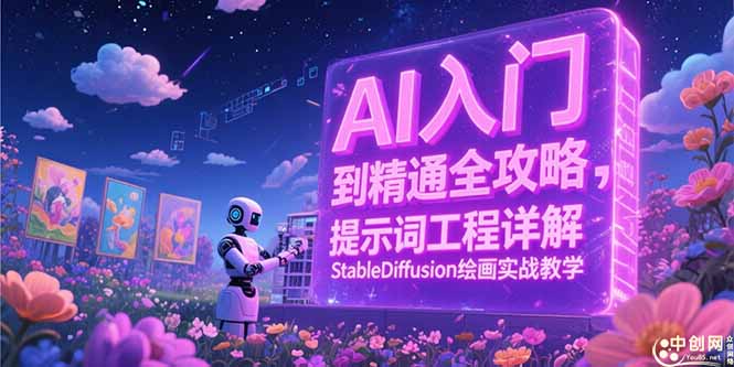 AI入门到精通全攻略，提示词工程详解，StableDiffusion绘画实战教学-情久项目网