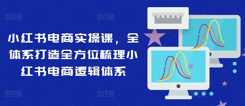 小红书电商实操课，全体系打造全方位梳理小红书电商逻辑体系-情久项目网