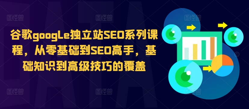 谷歌google独立站SEO系列课程，从零基础到SEO高手，基础知识到高级技巧的覆盖-情久项目网