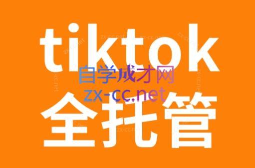 TikTok跨境电商全托管运营模式精品课-情久项目网