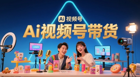 风口已至！AI视频号带货轻松月入过1W，99%的普通人却卡在内容制作门槛-情久项目网