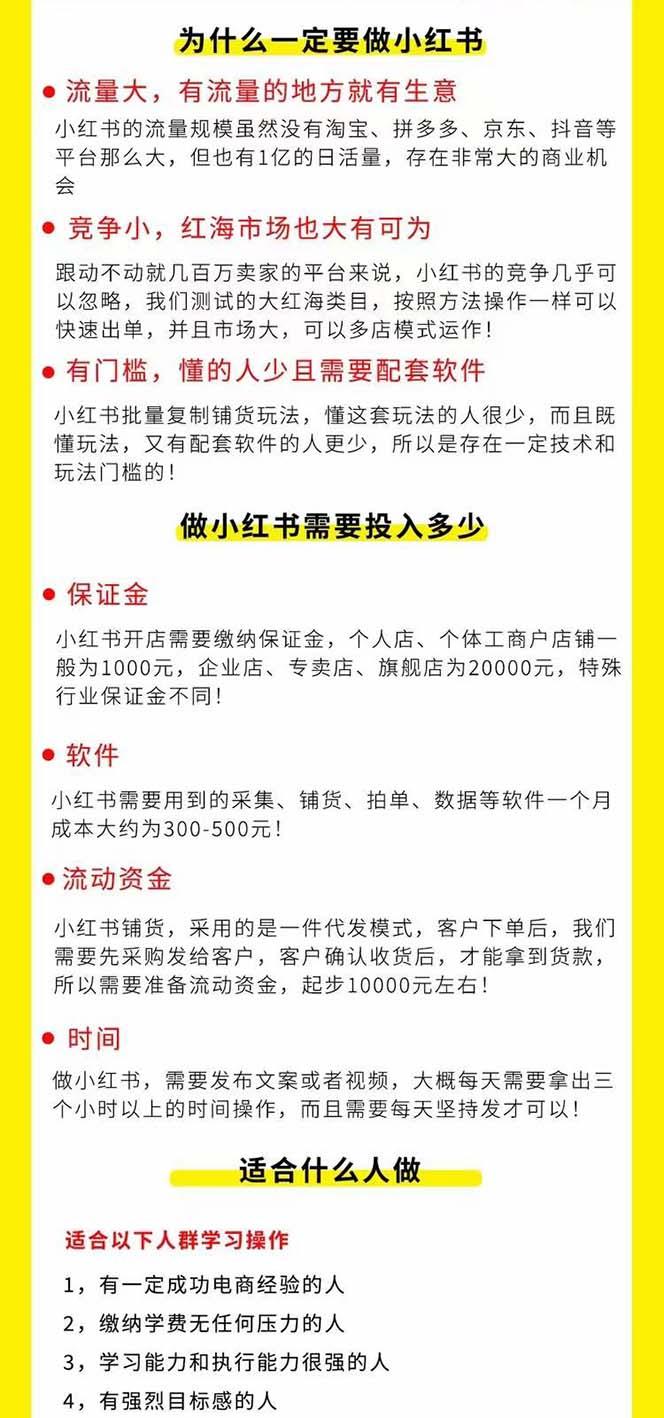 图片[1]-小红书-笔记带货课【6月更新】流量 电商新机会 315节正课+64节隐藏课-情久项目网