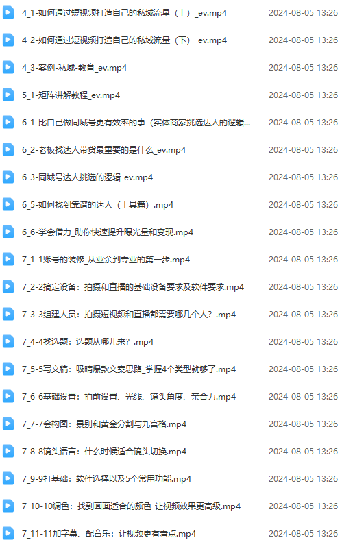 图片[2]-实体店老板获客特训营：认知、定位、文案、矩阵、直播、AI等(72节-情久项目网