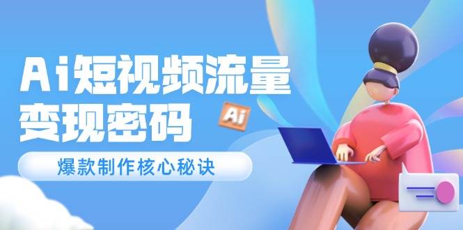 Ai短视频流量密码，爆款制作核心秘诀，120万案例深度解析-情久项目网