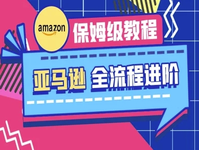 亚马逊保姆级全流程实操教程-跨境电商教程-情久项目网