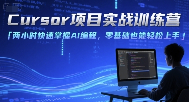Cursor项目实战训练营，两小时快速掌握AI编程，零基础也能轻松上手-情久项目网