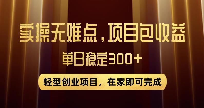 王炸项目！无门槛优惠券，单号日入300+，无需经验直接上手【揭秘】-情久项目网