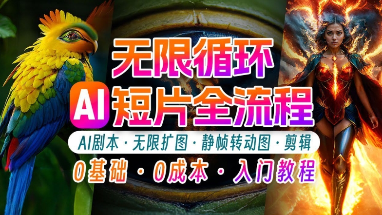 AI剪辑无限循环画面：新手轻松月入上万的秘技【揭秘】-情久项目网