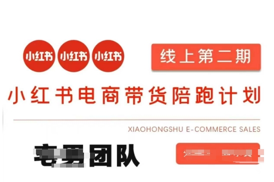 小红书电商带货课2期，月利润20个的小红书电商的有货源，无货源，虚拟产品，付费投流等整套玩法-情久项目网