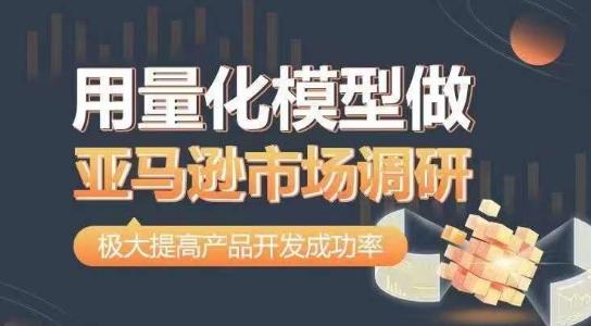 用量化模型做亚马逊市场调研，从数据出发，更高效更准确做判断，极大提高产品开发成功率-情久项目网