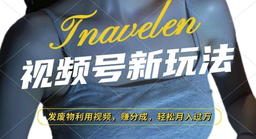 视频号新玩法,废物利用视频,撸分成收益,轻松月入过W【揭秘】