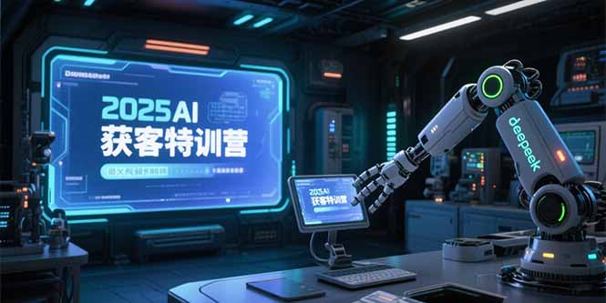 2025AI获客特训营，AI图文视频全制作，deepseek工具实操教学-情久项目网