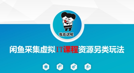 闲鱼采集虚拟IT课程资源另类玩法，干货满满-情久项目网