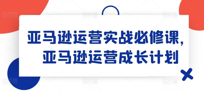 亚马逊运营实战必修课，亚马逊运营成长计划-情久项目网