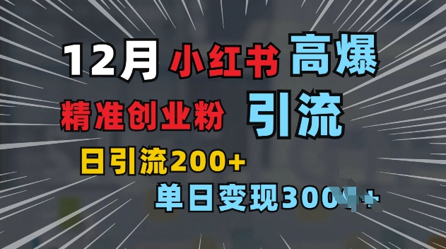 小红书一张图片“引爆”创业粉，单日+200+精准创业粉 可筛选付费意识创业粉【揭秘】-情久项目网