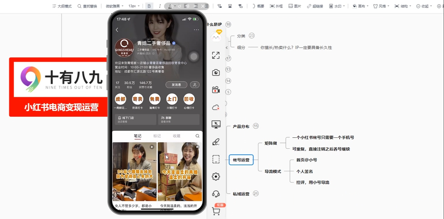 十有八九学院·新手如何从0-1玩转红薯店铺-情久项目网