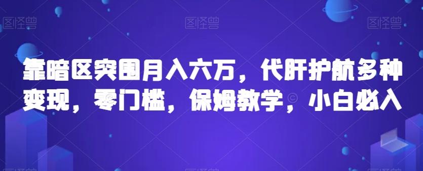 靠暗区突围月入六万，代肝护航多种变现，零门槛，保姆教学，小白必入【揭秘】-情久项目网