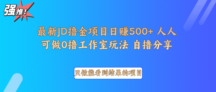 最新项目0撸项目京东掘金单日500＋项目拆解-情久项目网