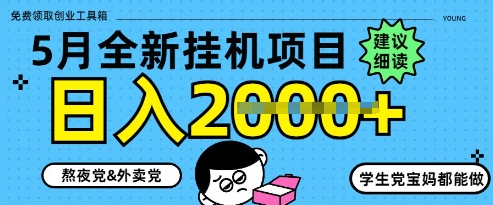 5月最新挂G项目8.0玩法，纯手机操作，稳稳日入1k+【揭秘】-情久项目网