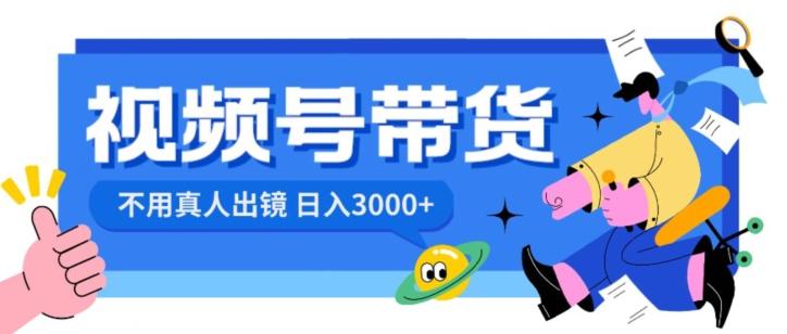 视频号带货，日入3000+，不用真人出镜-情久项目网